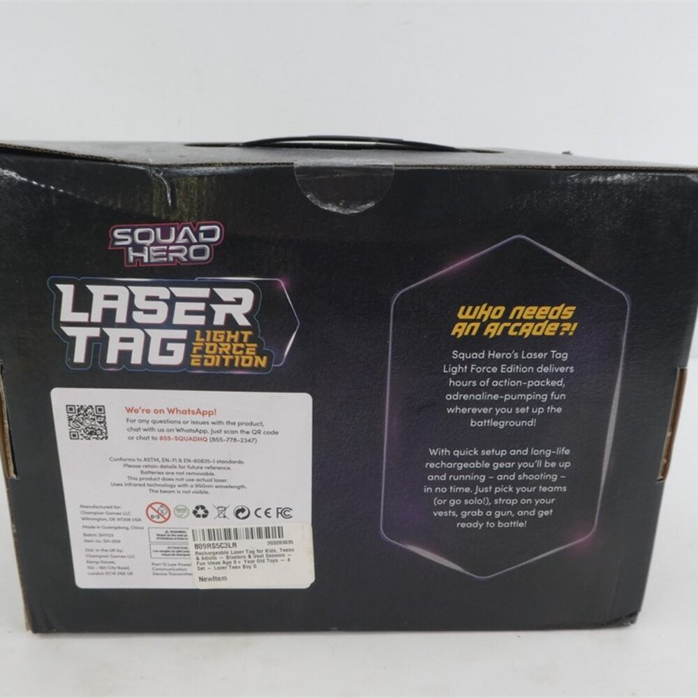 Laser Tag Squad Hero SH-009 Rechargeable Laser Tag Guns Set of 4 - Picture 4 of 6